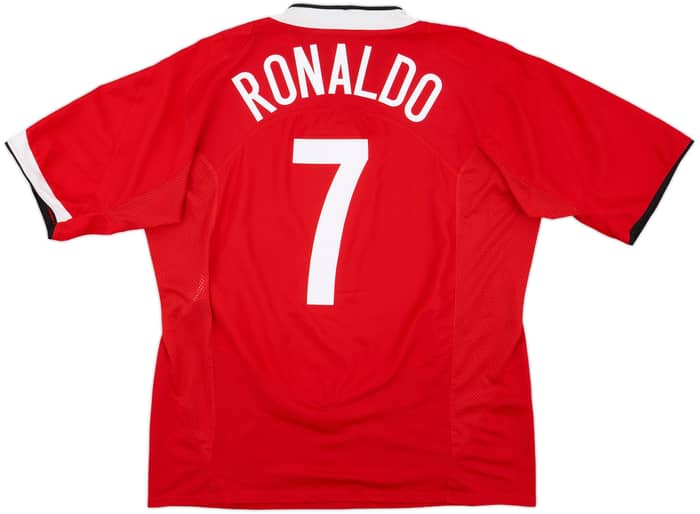 2004-06 Manchester United Home Shirt Ronaldo #7 - 7/10 - (XXL)