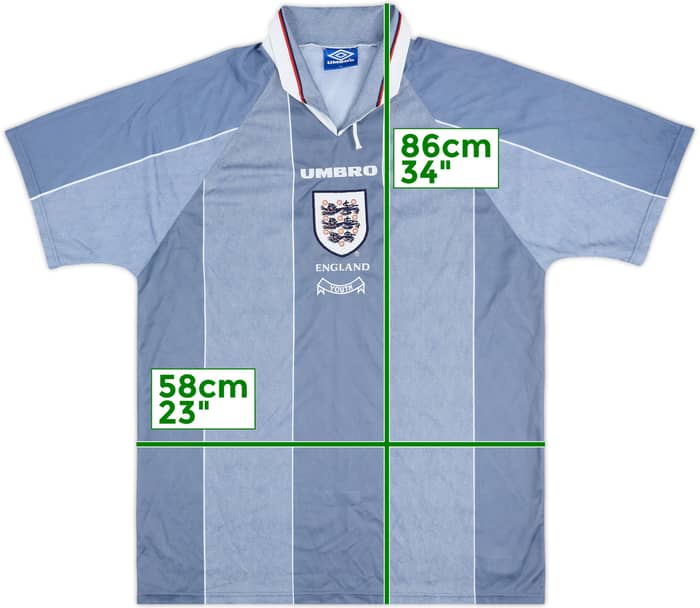 1996-97 England Youth Match Issue Away Shirt #12