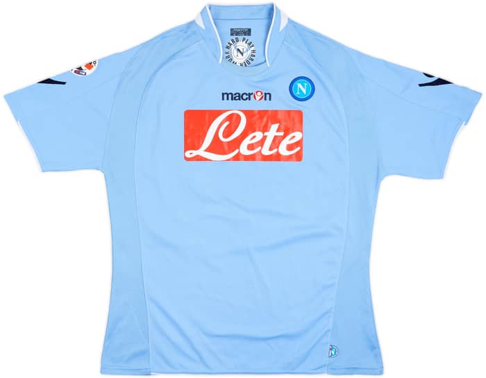 2009-10 Napoli Signed Home Shirt Hamsik #17 - 3/10 - (M)