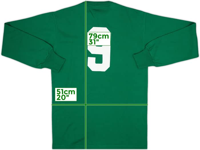 1983-85 Fiorentina Player Issue Ennerre Cotton Training L/S Top #9 - 8/10 - (XL)