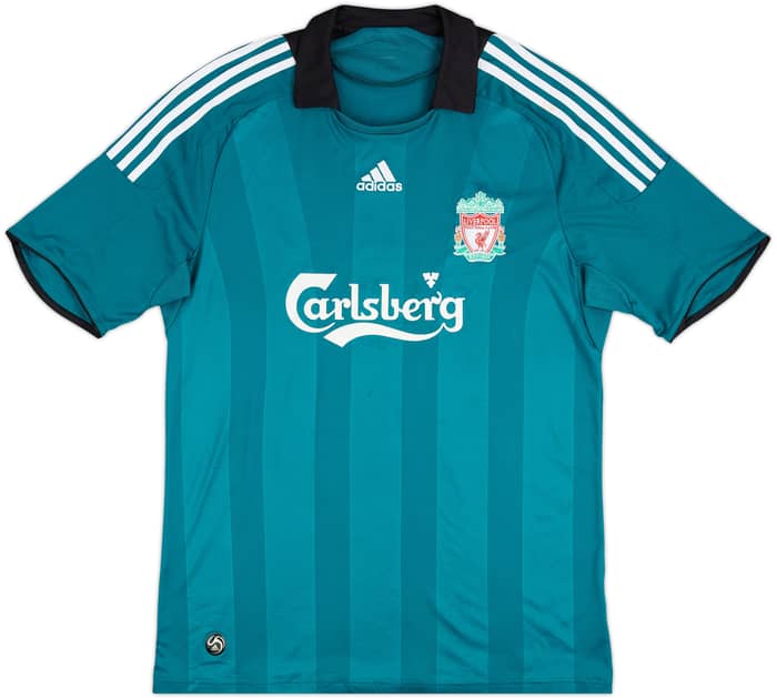 2008-09 Liverpool Third Shirt Gerrard #8 - 6/10 - (L)
