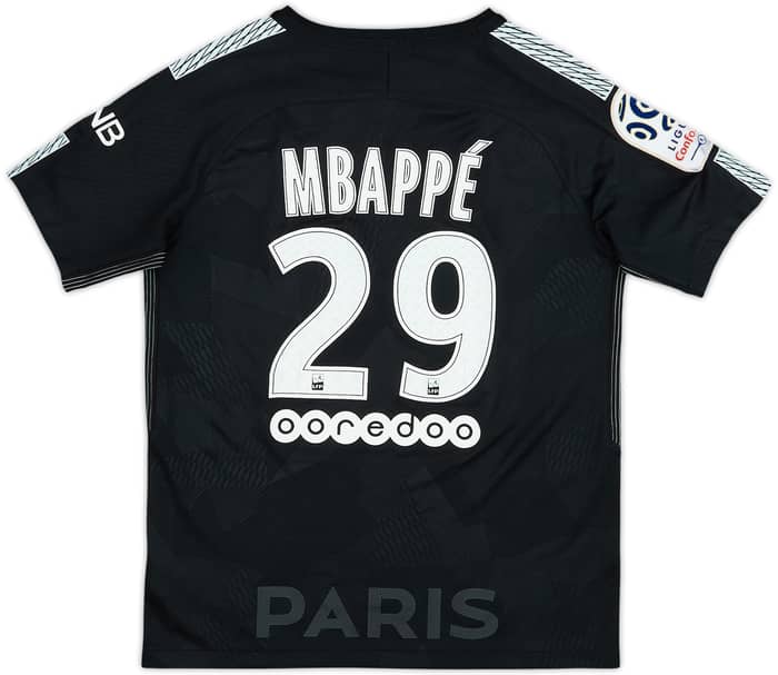 2017-18 Paris Saint-Germain Third Shirt Mbappe #29 - 10/10 - (L.Boys)