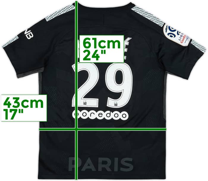 2017-18 Paris Saint-Germain Third Shirt Mbappe #29 - 10/10 - (L.Boys)