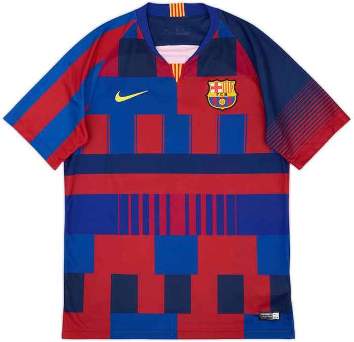 2018-19 Barcelona Nike Mash Up Training Shirt - 8/10 - (M)