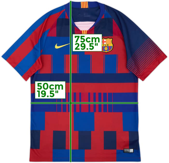 2018-19 Barcelona Nike Mash Up Training Shirt - 8/10 - (M)