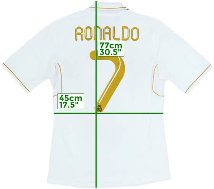 2011-12 Real Madrid Home Shirt Ronaldo #7 - 5/10 - (S)