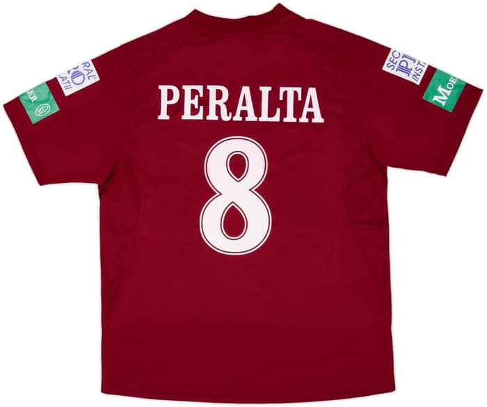 2009-10 Cluj Match Issue Home Shirt Peralta #8