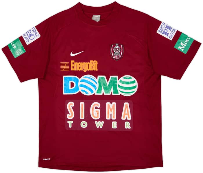2009-10 Cluj Match Issue Home Shirt Peralta #8