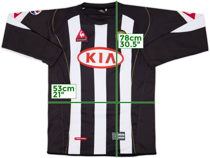 Camiseta de local versión jugador L/S del Udinese 2004-05 Fava #11