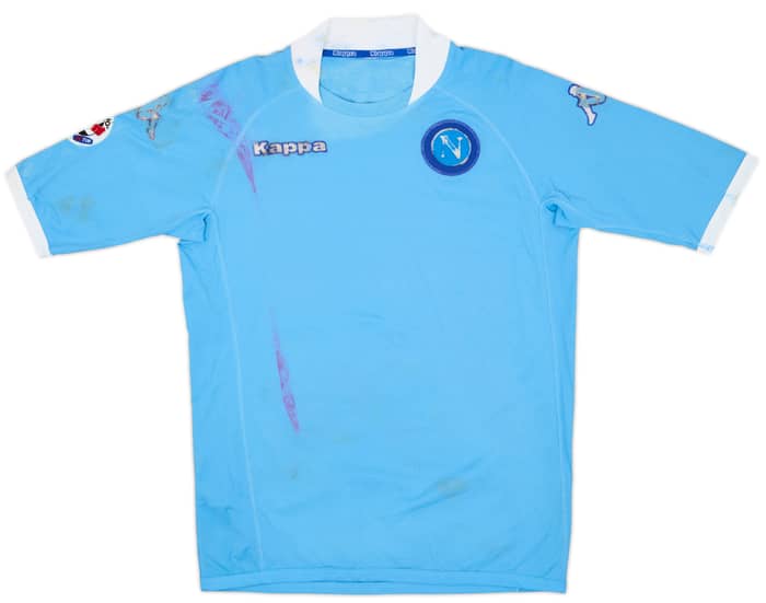 2005-06 Napoli Match Issue Home Shirt #18
