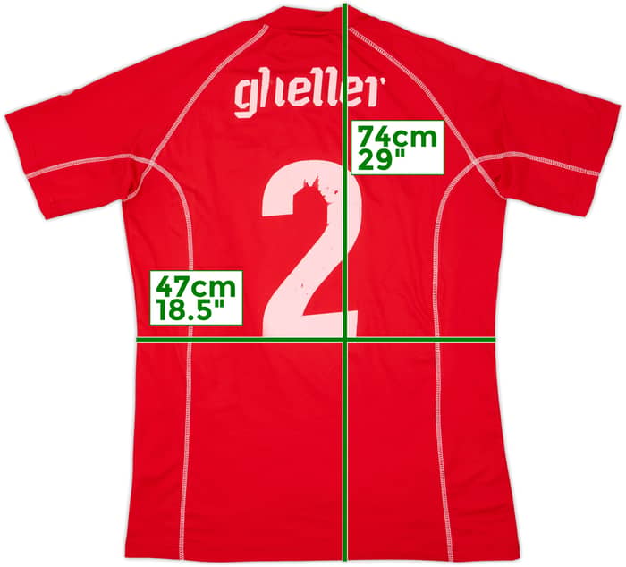 2010-11 Novara Match Issue Third Shirt Gheller #2