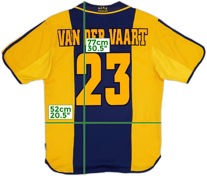 2000-01 Ajax Centenary Away Shirt Van Der Vaart #23 - 8/10 - (M)