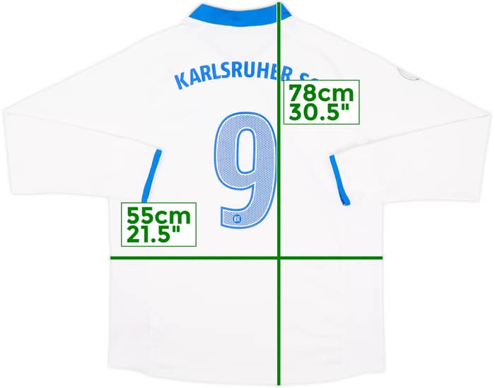 2009-10 Karlsruher II Match Issue Away L/S Shirt #9