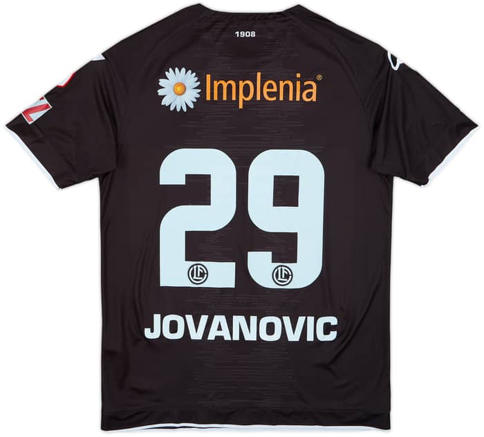 Camiseta de local del FC Lugano 2020-21 versión jugador Jovanovic #29