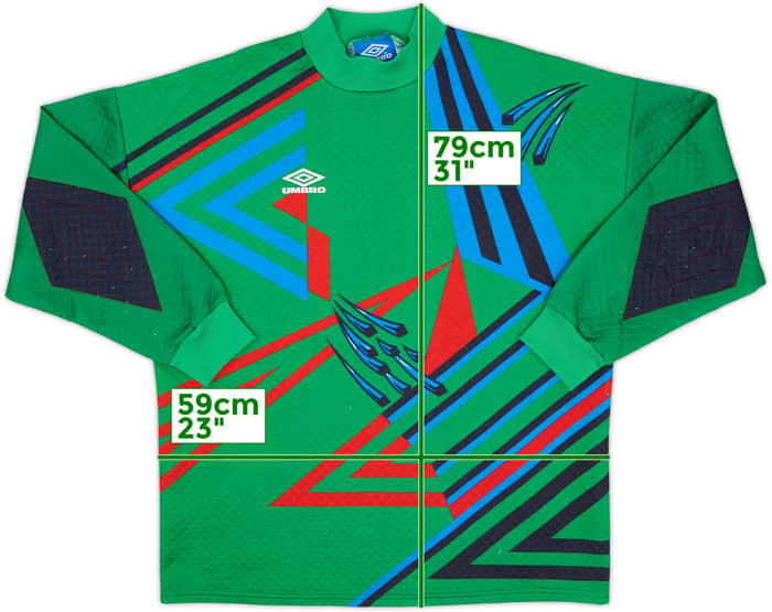 1992-93 Umbro GK Template Shirt - 8/10 - (XL)