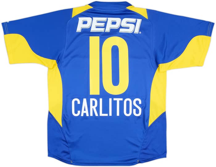 Camiseta de local del Boca Juniors 2004-05 Carlitos #10 - 9/10 - (M)