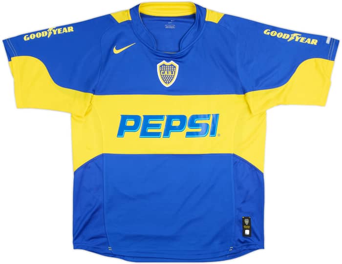 Camiseta de local del Boca Juniors 2004-05 Carlitos #10 - 9/10 - (M)