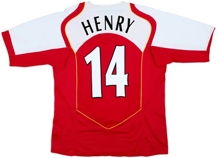 2004-05 Arsenal Home Shirt Henry #14 - 8/10 - (L)