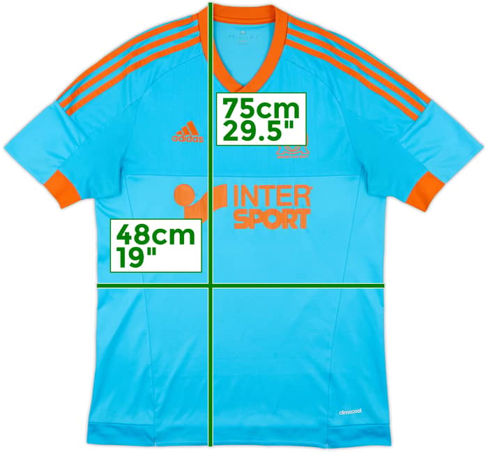 2014-15 Olympique Marseille Fourth Shirt - 6/10 - (M)