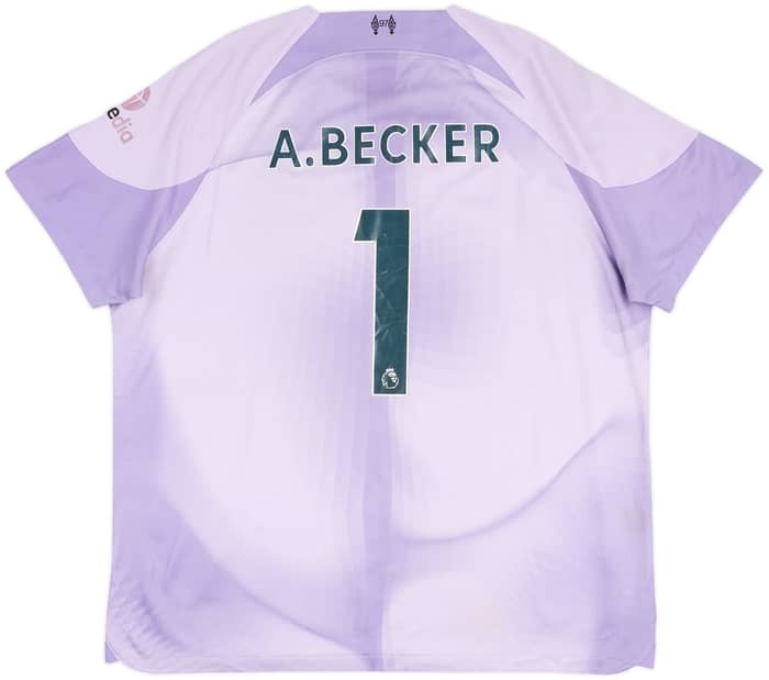 2022-23 Liverpool GK S/S Shirt A.Becker #1 - 5/10 - (XXL)