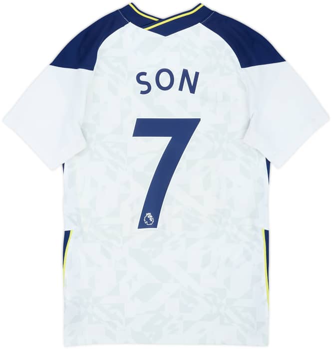 2020-21 Tottenham Home Shirt Son #7 - 9/10 - (XS)