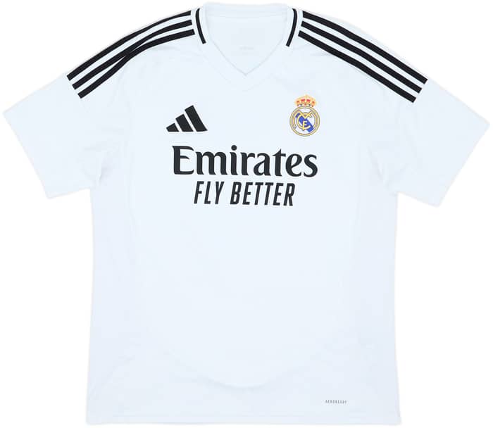 2024-25 Real Madrid Home Shirt Mbappe #9 - 7/10 - (L)