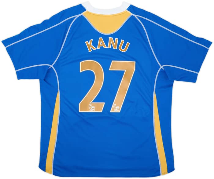 2007-08 Portsmouth Home Shirt Kanu #27 - 6/10 - (XL)
