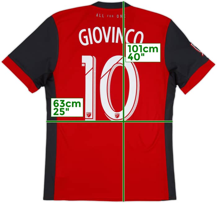 2017 Toronto FC Home Shirt Giovinco #10 - 6/10 - (S)