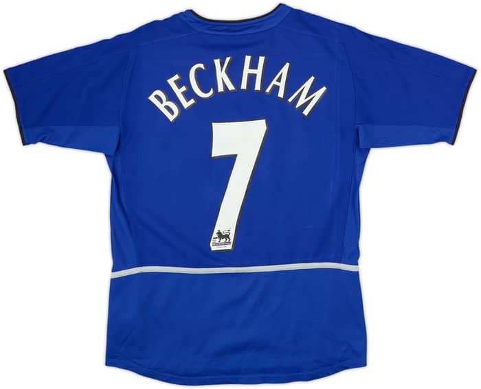 2002-03 Manchester United Third Shirt Beckham #7 - 8/10 - (13-14 Years)
