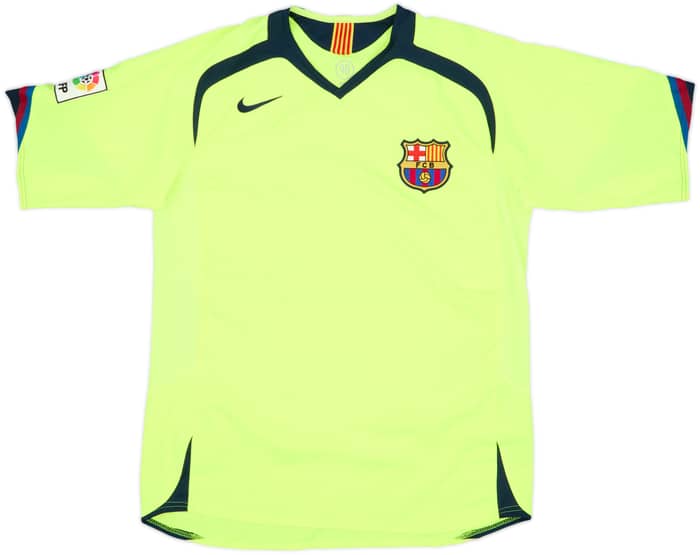 2005-06 Barcelona Away Shirt Giuly #8 - 4/10 - (M)