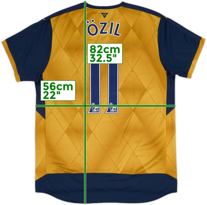 2015-16 Arsenal Away Shirt Ozil #11 - 7/10 - (XL)