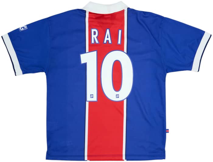 1997-98 Paris Saint-Germain Home Shirt Rai #10 - 5/10 - (L)