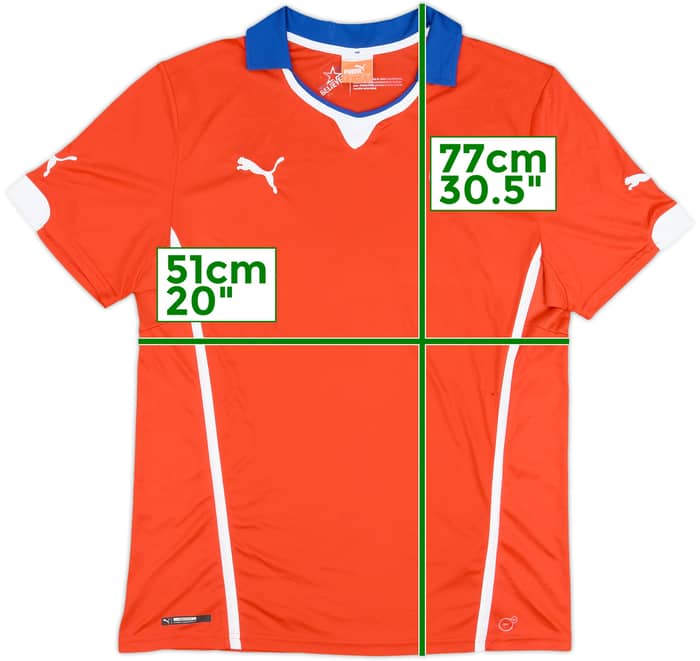 2014-15 Chile Home Shirt - 7/10 - (L)