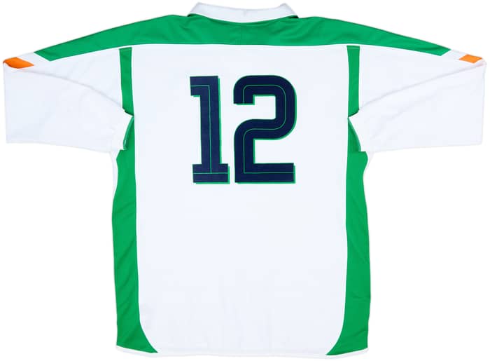 2003-05 Ireland Youth Match Issue Away L/S Shirt #12