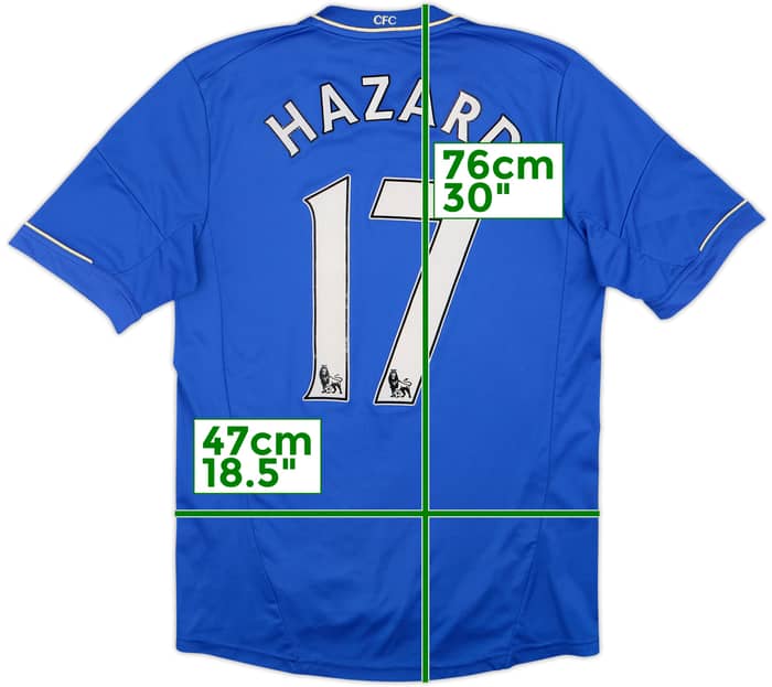 2012-13 Chelsea Home Shirt Hazard #17 - 4/10 - (M)