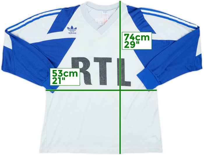 Camiseta de local de manga larga de la Coupe de France 1990s #11 - 5/10 - (L)