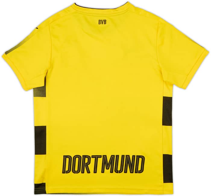 2017-18 Borussia Dortmund Home Shirt - 8/10 - (13-14 Years)