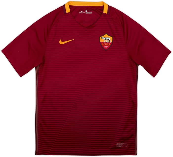 2016-17 Roma Home Shirt Totti #10 - 6/10 - (S)