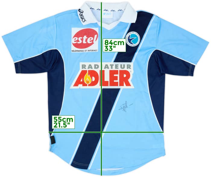2000-01 Strasbourg Signed Away Shirt - 7/10 - (XXL)