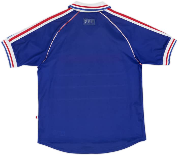 1998-00 Francia Camiseta Local - 8/10 - (XL.Boys)