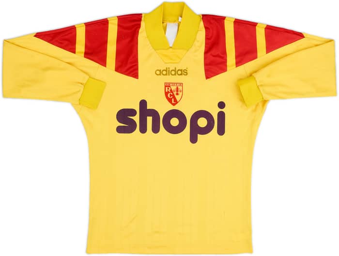 1993-94 RC Lens Home L/S Shirt - 5/10 - (S)