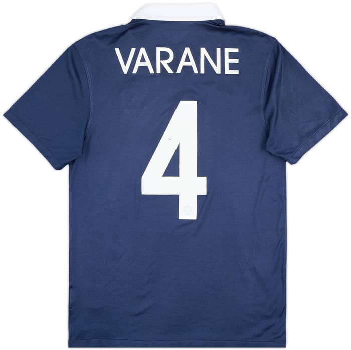 2014-15 France Home Shirt Varane #4 - 6/10 - (S)