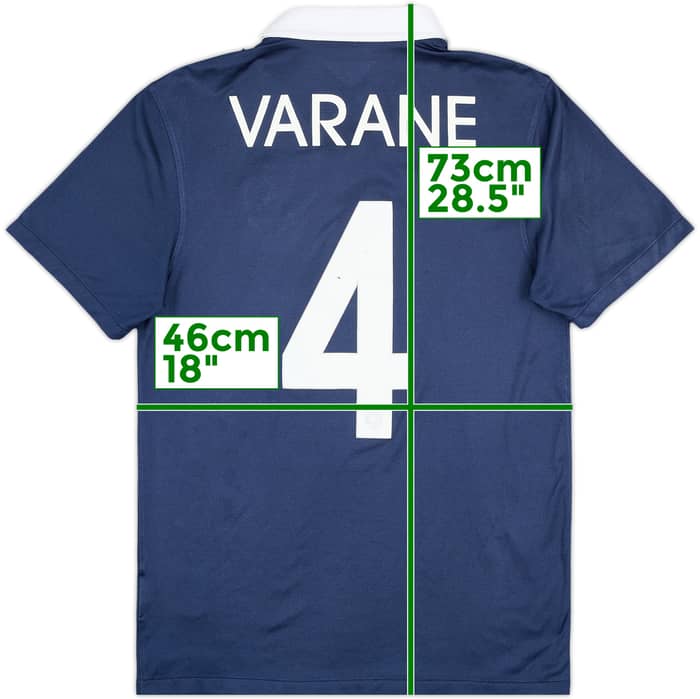 2014-15 France Home Shirt Varane #4 - 6/10 - (S)