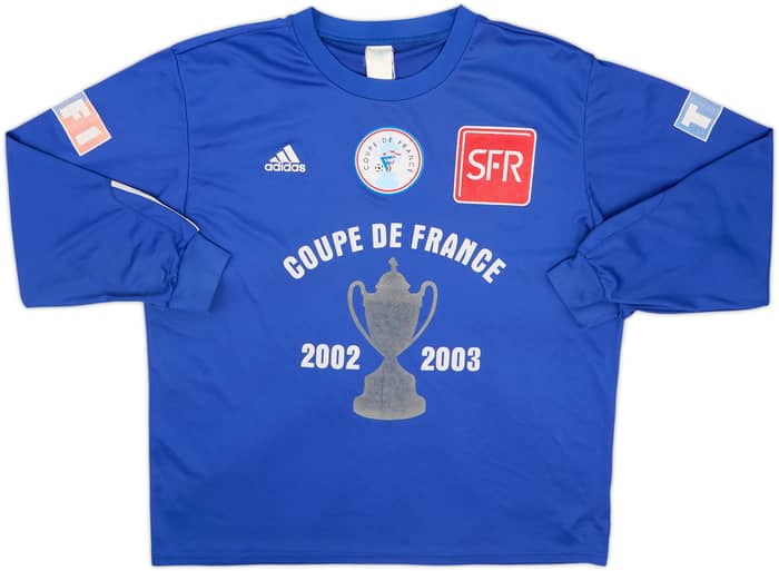 2002-03 Coupe de France L/S Shirt #8 - 6/10 - (XL)