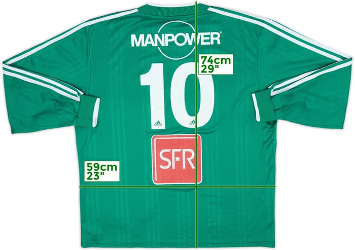 2001-02 Coupe de France L/S Shirt #10 - 9/10 - (XL)