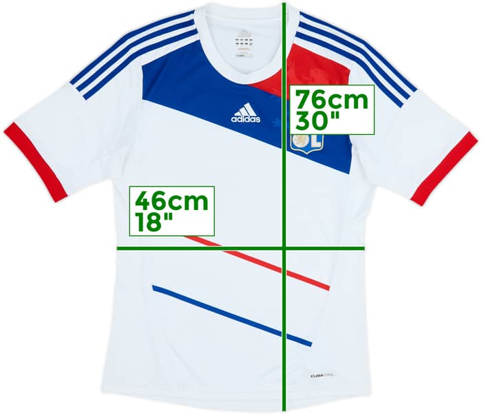 2012-13 Lyon Home Shirt - 5/10 - (M)