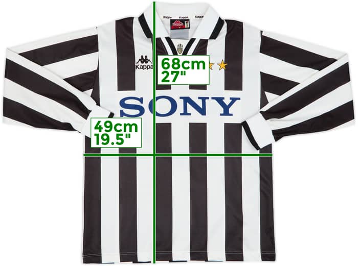 1995-97 Juventus Youth Match Issue Home L/S Shirt #10