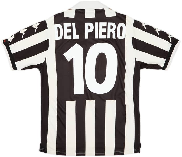 1998-99 Juventus Home Shirt Del Piero #10 - 7/10 - (S)