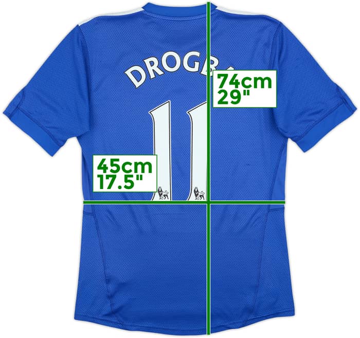 2009-10 Chelsea Camiseta Local Drogba #11 - 5/10 - (S)