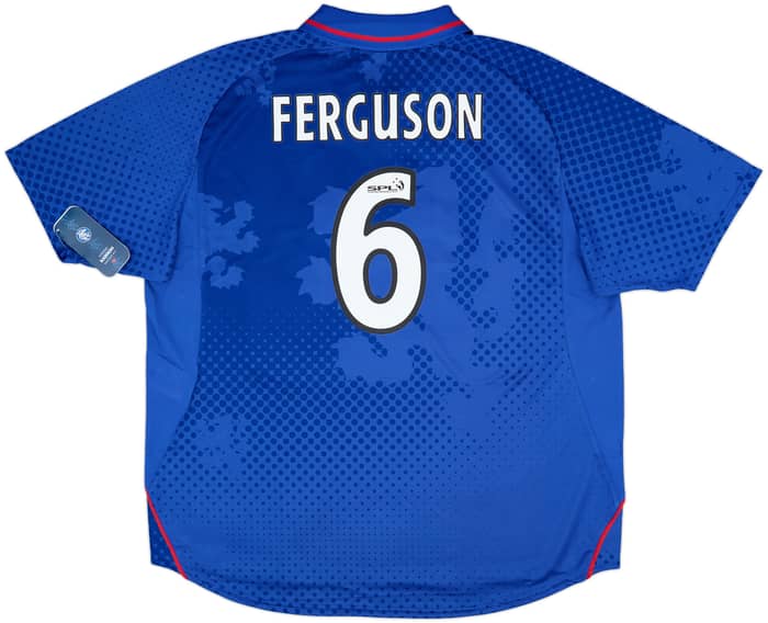 2002-03 Rangers Home Shirt Ferguson #6 (XXL)